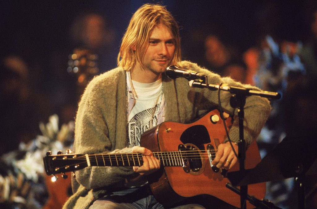 Kurt Cobain di Konser